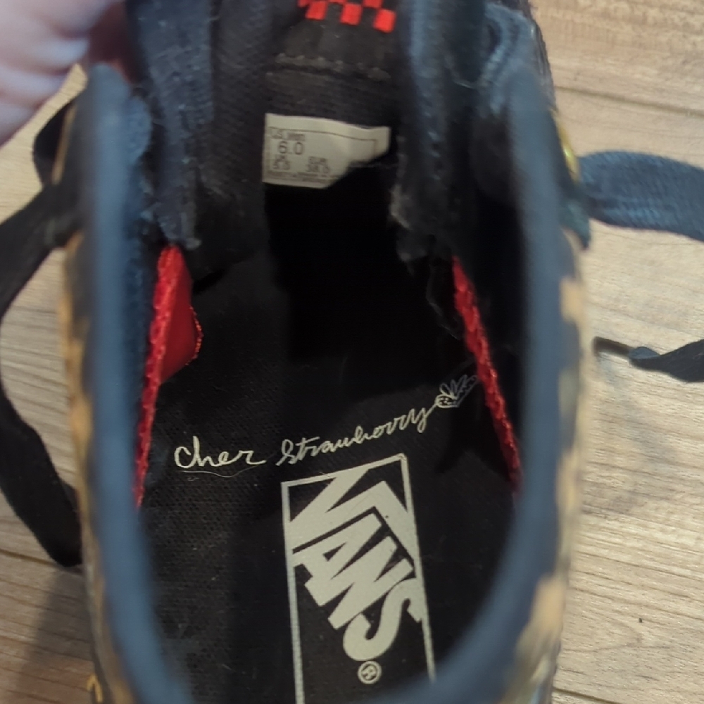 Vans Limited Edition Cher Strawberry Leopard Sk8 His - Picture 7 of 9